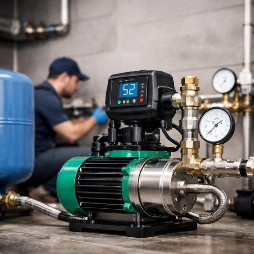 booster pump installation