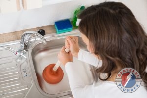 Drain Cleaning with Plunger