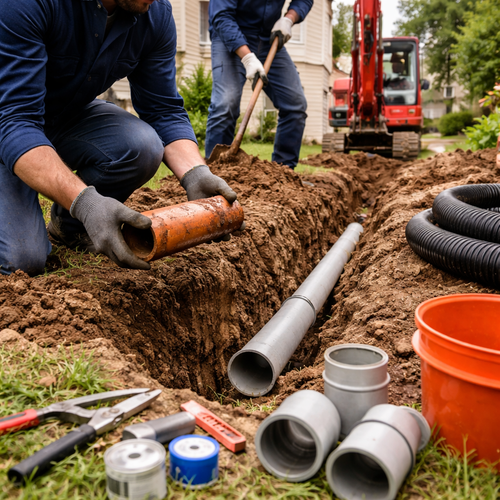 sewer line repair